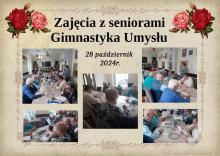 Zajęcia dla Seniorów- Gimnastyka Umysłu 28.10.2024